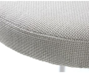 Krémová kovová stolička Pelican – Unique Furniture
