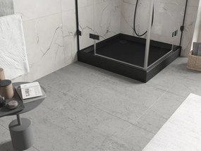 Mexen Flow+ štvorcový sprchový kút 80 x 80 cm, čierna matná, 46S708080H