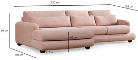 Moderná pohovka Luna pre dokonalý relax