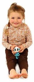 Teddies Robot ECHO opakujúci vety, 12 cm, kov, so zvukom a svetlom
