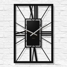 DUBLEZ | Drevené rímske hodiny - Arch Deco