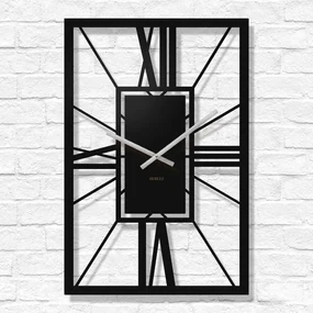 DUBLEZ | Drevené rímske hodiny - Arch Deco