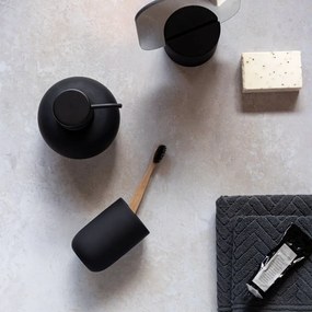 Čierna keramická WC kefa Lotus - Mette Ditmer Denmark