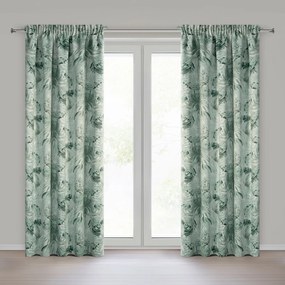 ZATEMŇOVACÍ ZÁVES NA PÁSKE NINA 140X270 CM LISTY