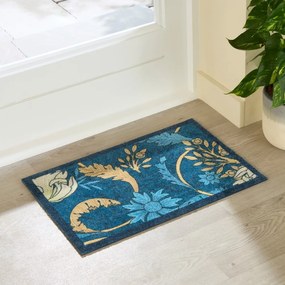 Rohožka 40x60 cm William Morris Blue – Artsy Doormats