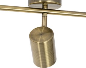 Moderný reflektor bronzový sklápací 3-svetlo - Jeana