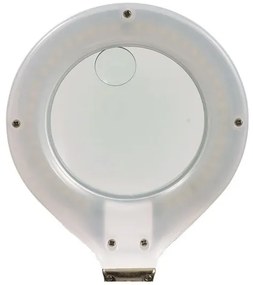 LED Stolná lampa s lupou LED/6,5W/230V biela
