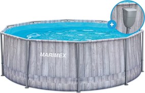 Marimex | Bazén Marimex Florida 3,05x0,91 m so zabudovaným skimmerom - ŠEDÉ DREVO | 10340316