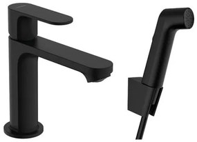 Hansgrohe Rebris S umývadlová batéria s bidetovú spŕškou matná čierna 72215670