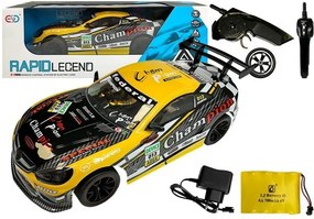 LEAN Toys Diaľkovo ovládané športové autíčko 2,4 GHz, žlté