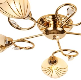 Brilagi - Prisadený luster MEGAPOLIS 5xE14/60W/230V zlatá