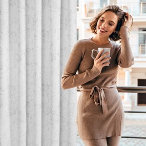 ZÁVES NA PÁSKE MARLENE 140X270 CM VZOROVANÁ