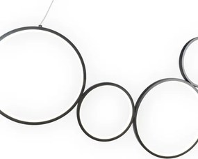 Brilagi - LED závesný luster ECHO na lankách LED/60W/230V 4000K 100 cm čierny