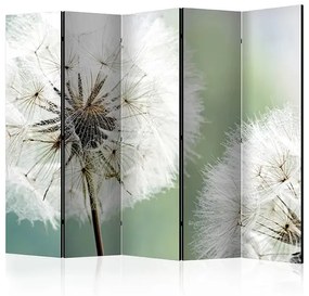 Paraván - Two dandelions II [Room Dividers] Veľkosť: 225x172, Verzia: Jednostranný