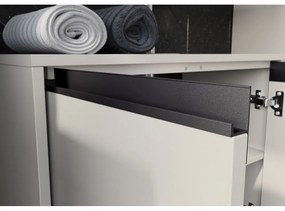 Sivá skrinka pod umývadlo 63x55 cm Lemont – Germania