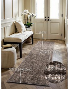 Béžový behúň 80x250 cm Prisma – Elle Decoration