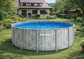 Marimex | Bazén Marimex Florida 3,66x0,99 m so zabudovaným skimmerom - ŠEDÉ DREVO | 10340318
