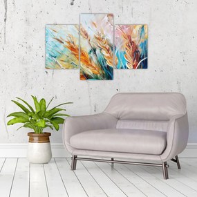 Obraz - Pšenica, abstrakcia (90x60 cm)