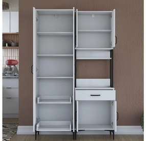 Set kuchynských skriniek Jenaretta 20 (biela + čierna). Vlastná spoľahlivá doprava až k Vám domov. 1107092