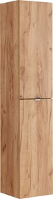 Comad Doplnková kúpeľňová skrinka vysoká Capri Oak 35 dub zlatý craft