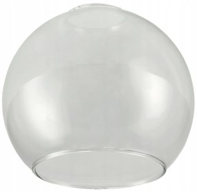 BERGE E27 LED luster závesné svietidlo, sklenená guľa, priehľadné