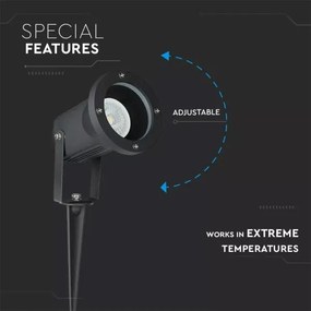 Vonkajšia lampa 1xGU10/35W/230V IP44