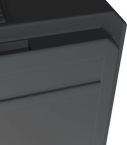Záhradný úložný box Hill 280 L antracitový