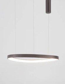 LED luster Esteva 65 hnedá