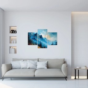 Obraz - Maľba hôr (90x60 cm)