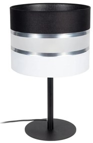 Stolná lampa CORAL 1xE27/60W/230V čierna/biela