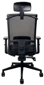 Kancelárska ergonomická stolička DVIS — látka, sieť, viac farieb Antracit