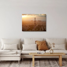 Sklenený obraz - Eiffelova veža (70x50 cm)