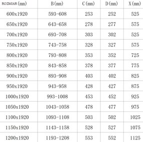 Mexen Lima, skladacie sprchové dvere do otvoru 60 x 190 cm, 6mm číre sklo, chrómový profil, 856-060-000-01-00