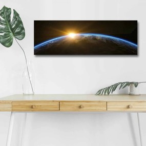 Obraz s LED osvetlením Zemegule 90x30 cm