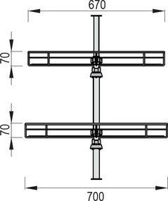 STRONG karusel 4/4 s montážnou tyčou