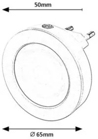 Rabalux PUMPKIN LED dekoratívna lampa 2282