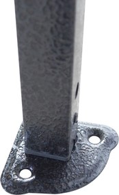 Rýchlorozkladací nožnicový stan 3x4,5m – oceľový, Modrá, 3 bočné plachty