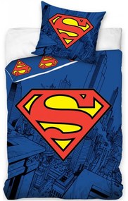 Bavlnené posteľné obliečky Superman - 100% bavlna Renforcé - 70 x 90 cm + 140 x 200 cm