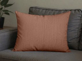 Mušelínová obliečka na vankúš MUSSARI 70x90 cm, svetlohnedý