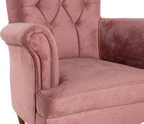 Kreslo Panama 1, starorůžová (monolith 63)