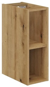 Koupelnová sestava Nova White se skříňkami a umyvadly 140 cm bílá/dub evoke