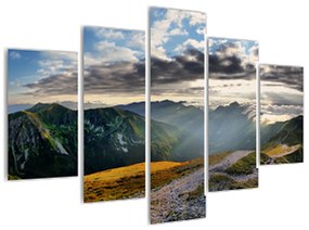 Obraz horskej skalnatej krajiny (150x105 cm)