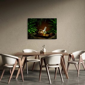 Sklenený obraz spa vecí (70x50 cm)