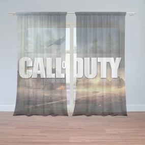 Sablio Záclony Call of Duty Bojisko: 2ks 150x250cm