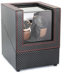 Automatický rotomat na 2 ks hodiniek, čierna farba