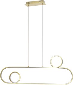 Toolight - LED závesné svietidlo APP809-CP GOLD, zlatá, OSW-09850