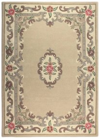 Béžový vlnený koberec Flair Rugs Aubusson, 75 × 150 cm