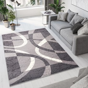 Koberec 3707A DARK GRAY CHEAP PP CRM Veľkosť: 80x150cm