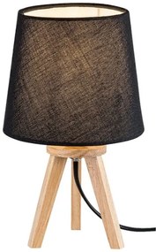 Rabalux 2069 - Stolná lampa LYCHEE 1xE14/25W/230V čierna
