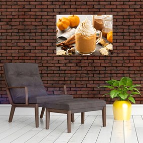 Obraz - Tekvicové latte (70x50 cm)